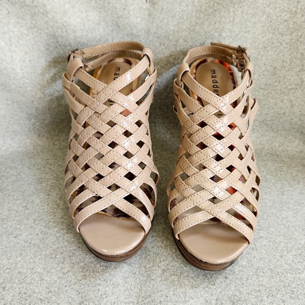 Madden Girl Peep Toe Stiletto pump with Lattice Top 6